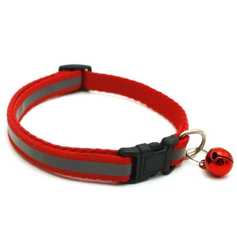 Dog LED Collar Blinking Night Flashing Light up Glow Adjustable Pets Safety US